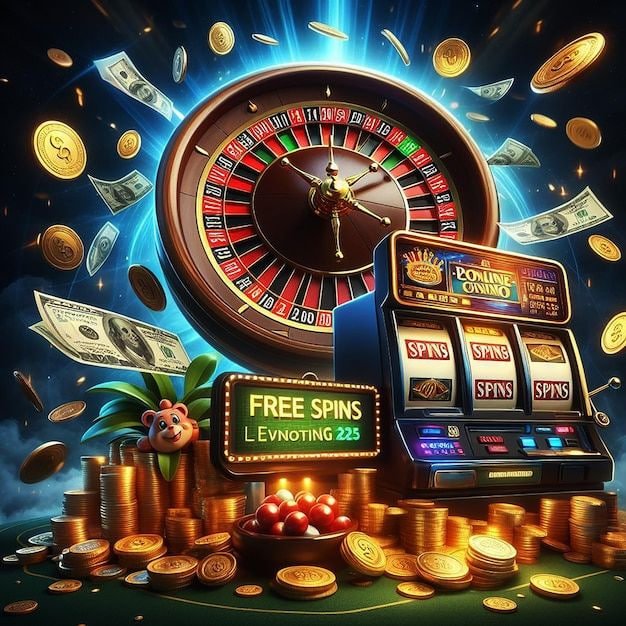 Ilustrasi Lobby Game meriah4d dengan pengguna di berbagai perangkat